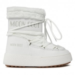 Moon Boot MB Ltrack Faux Fur WP White Μπότες Χιονιού