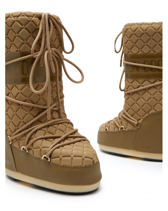 Moon Boot Icon Quilted Caramel Μπότες Χιονιού