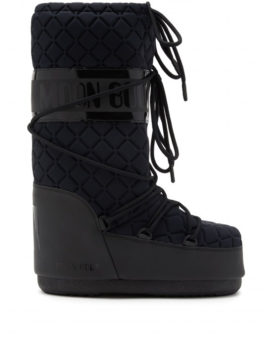 Moon Boot Icon Quilted Black Μπότες Χιονιού