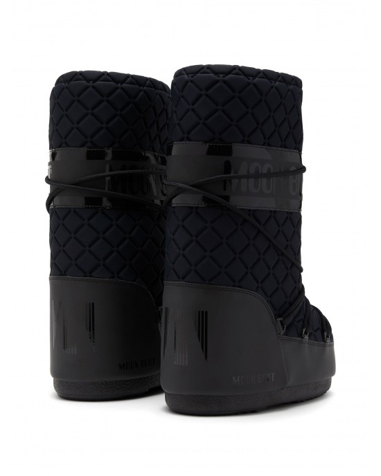 Moon Boot Icon Quilted Black Μπότες Χιονιού