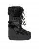 Moon Boot Icon Faux Fur Black Μπότες Χιονιού