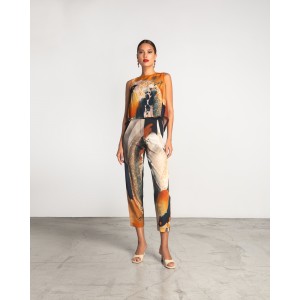 Moutaki Abstract Print Μπλούζα & Παντελόνι