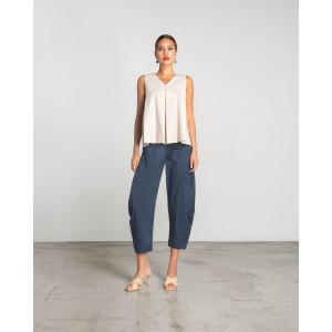 Moutaki Sleeveless Vanilla Μπλούζα