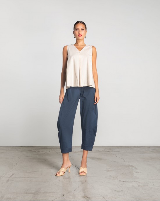 Moutaki Sleeveless Vanilla Μπλούζα