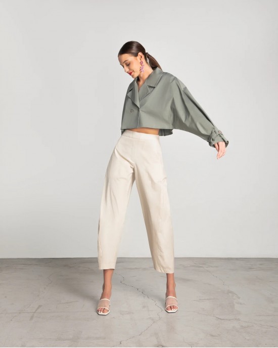 Moutaki Slouchy Vanilla Παντελόνι