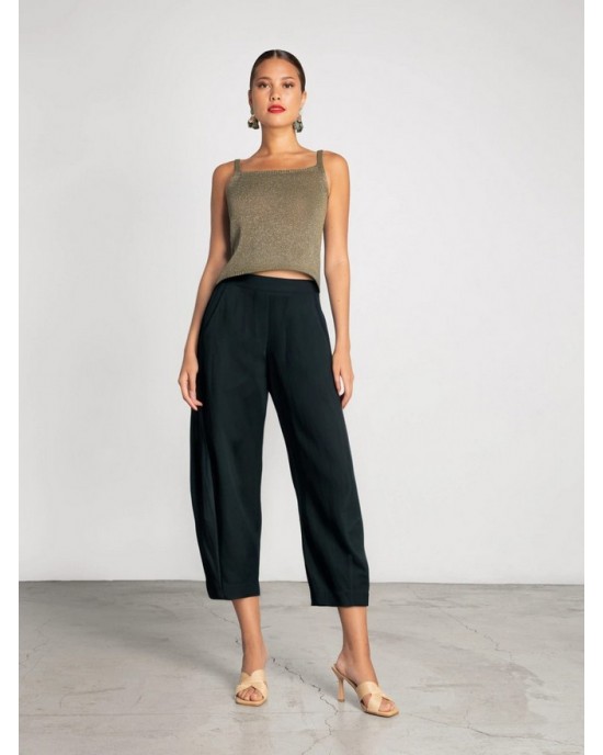Moutaki Slouchy Black Παντελόνι Moutaki Slouchy Black Παντελόνι