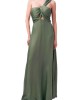 Moutaki One Shoulder ΄Άργιλος Maxi Φόρεμα