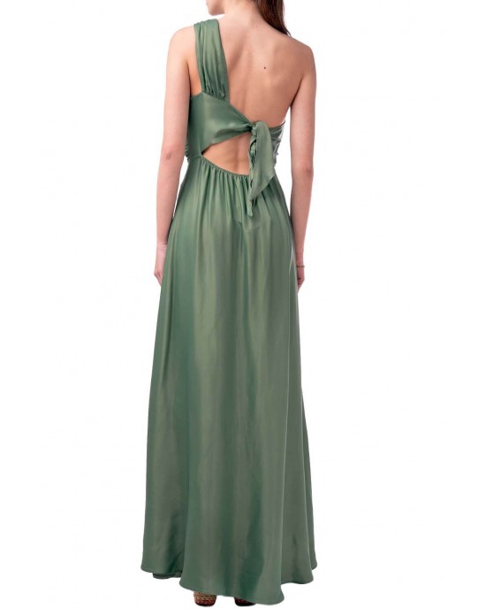 Moutaki One Shoulder ΄Άργιλος Maxi Φόρεμα
