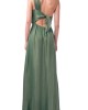 Moutaki One Shoulder ΄Άργιλος Maxi Φόρεμα