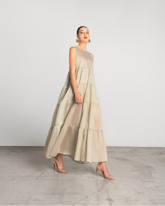 Moutaki Stone Sleeveless Φόρεμα