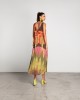 Moutaki Tropical Print Midi Φόρεμα