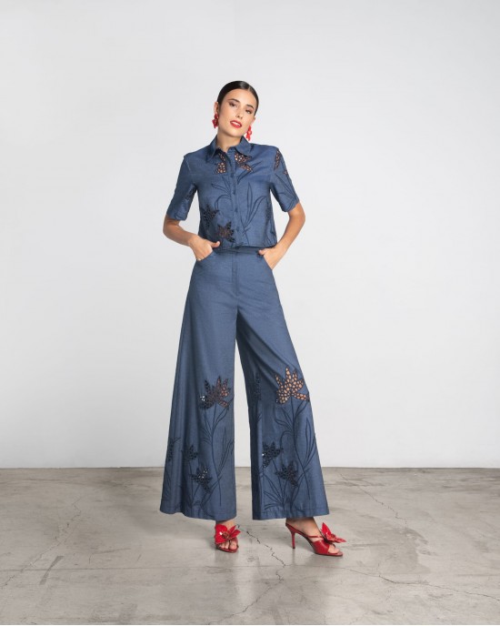 Moutaki Denim Πουκάμισο & Παντελόνι