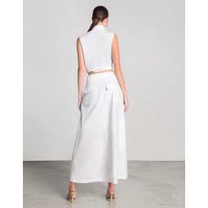 Moutaki Crop White Πουκάμισο