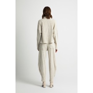 Moutaki Κοτλέ Ecru Παντελόνι Moutaki Κοτλέ Ecru Παντελόνι