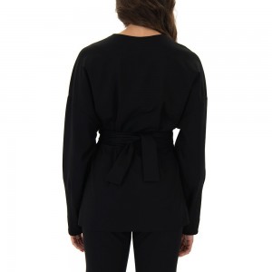 Moutaki Belted Black Μπλούζα