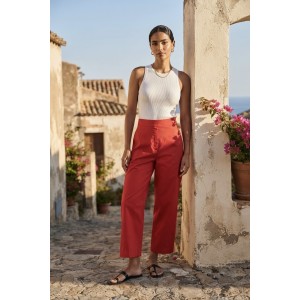 Moutaki Slouchy Red Παντελόνι