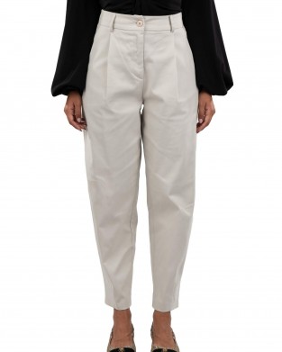Moutaki Slouchy Fit Stone Παντελόνι