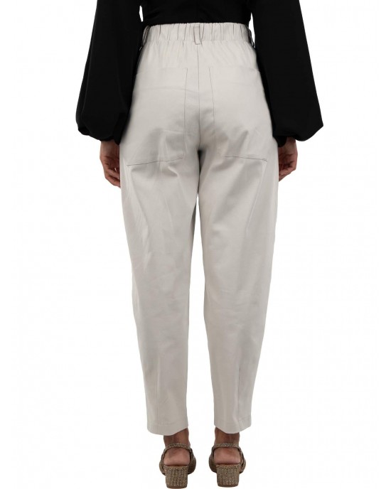Moutaki Slouchy Fit Stone Παντελόνι