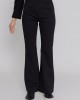 Moutaki High Elastic Waist Flare Black Παντελόνι