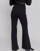 Moutaki High Elastic Waist Flare Black Παντελόνι
