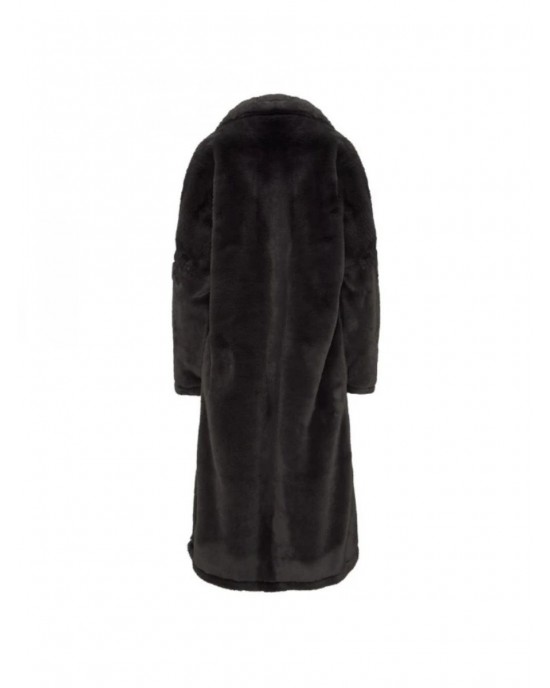 Moutaki Faux Fur Carbon Long Παλτό Moutaki Faux Fur Carbon Long Παλτό