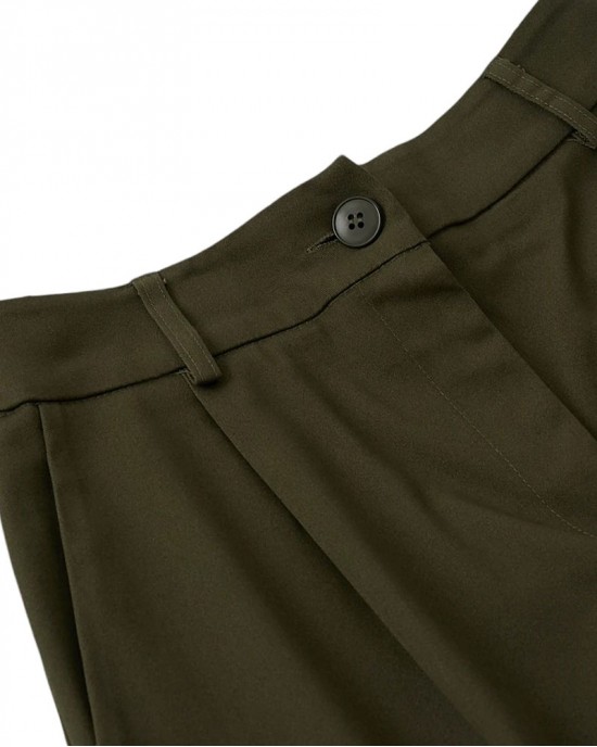 Moutaki Slouchy Fit Khaki Παντελόνι Moutaki Slouchy Fit Khaki Παντελόνι