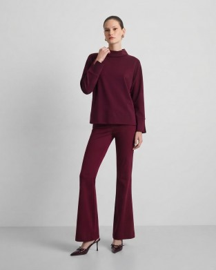 Moutaki High Neck Longsleeve Μπλούζα & Παντελόνι Bordeaux
