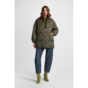 Moutaki Puffer Khaki Μπουφάν