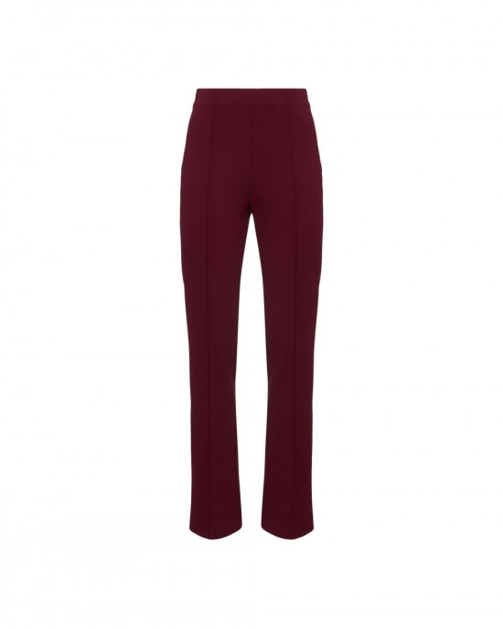 Moutaki Wide Longsleeve Μπλούζα & High Waist Tailored Παντελόνι Bordeaux