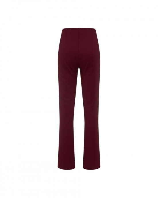 Moutaki Wide Longsleeve Μπλούζα & High Waist Tailored Παντελόνι Bordeaux
