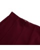 Moutaki Wide Longsleeve Μπλούζα & High Waist Tailored Παντελόνι Bordeaux