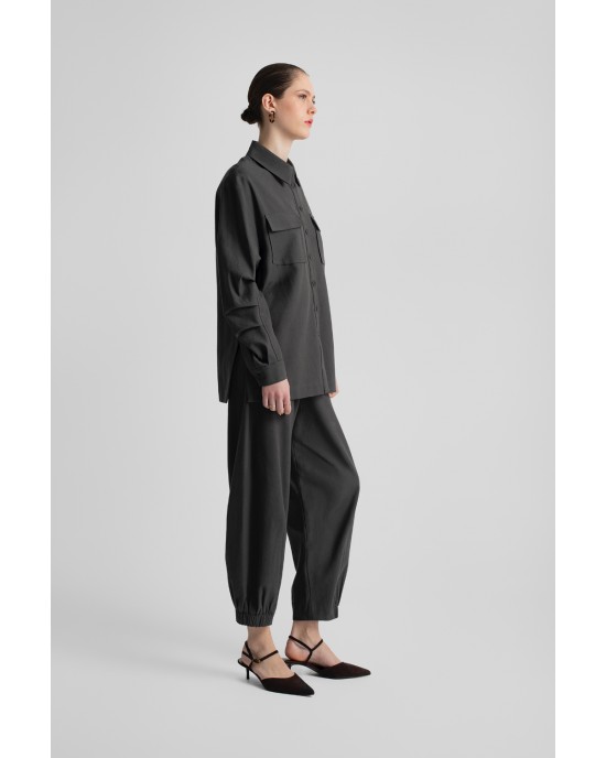 Moutaki Comfort Fit Oversized Grey Πουκαμίσα & Παντελόνι Moutaki Comfort Fit Oversized Grey Πουκαμίσα & Παντελόνι