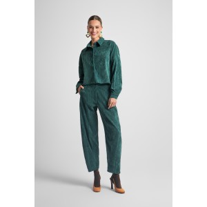 Moutaki Κοτλέ Green Crop Πουκάμισο & Παντελόνι Moutaki Κοτλέ Green Crop Πουκάμισο & Παντελόνι