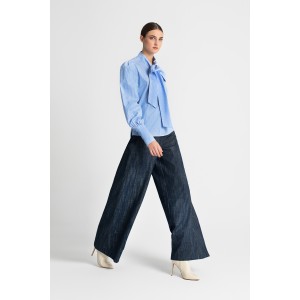 Moutaki Striped Bow Πουκάμισο