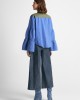 Moutaki Striped Chaki/Blue Πουκάμισο