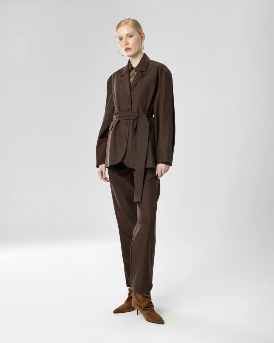 Moutaki Slouchy Brown Παντελόνι