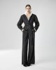 Moutaki Pinstripe Cropped Wrap Σακάκι