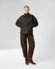 Moutaki Double-Layer Shoulder Effect Brown Τζάκετ