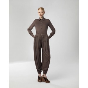 Moutaki Regular Fit Brown Πουκάμισο