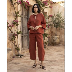 Moutaki Linen Chili Tunic/Μπλούζα