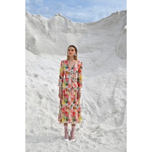 Nazezhda Fleur Kruvaze Φόρεμα Nazezhda Fleur Kruvaze Φόρεμα