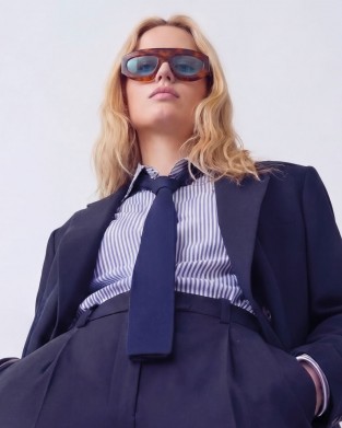OS Sunglasses Osaka Havana Blue Γυαλιά Ηλίου