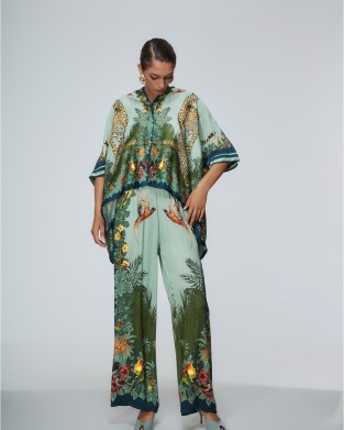 Odì Odì Paestum Ottanio Πουκαμίσα & Wide Leg Παντελόνα