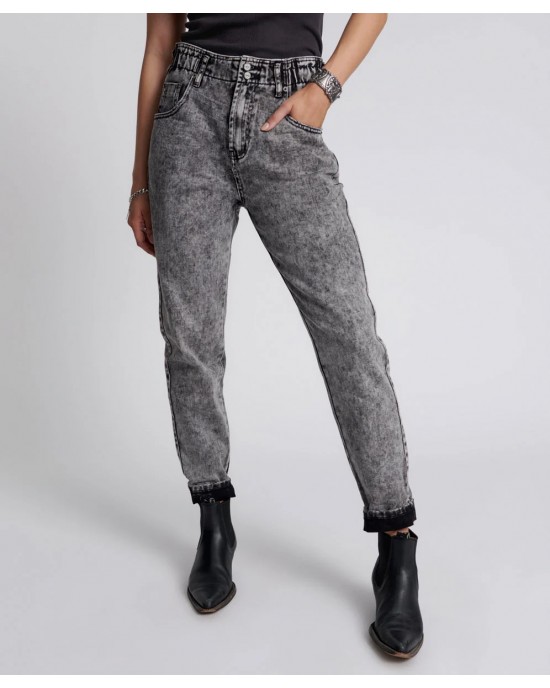 Oneteaspoon Rodeo Grey Pioneers High Waist 80s Τζιν Παντελόνι