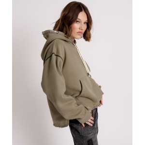 Oneteaspoon Ots Threaded Logo Khaki Πουλόβερ