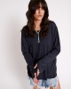 Oneteaspoon Jagger Boyfriend Long Sleeve Black Μπλούζα