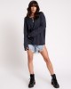 Oneteaspoon Jagger Boyfriend Long Sleeve Black Μπλούζα