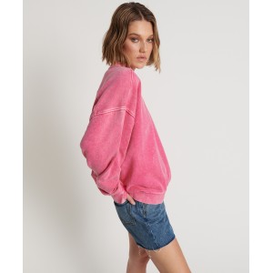 Oneteaspoon Pink Bower Bird Retro Πουλόβερ