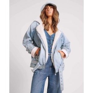 Oneteaspoon Aviator Salty Dog Blue Denim Μπουφάν