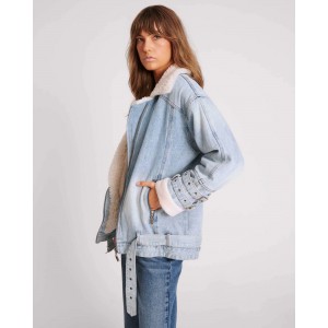 Oneteaspoon Aviator Salty Dog Blue Denim Μπουφάν